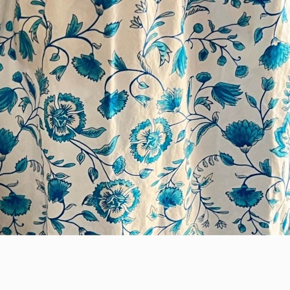 NWT Draper James Blue Floral Dress size Large - Picture 2 of 8